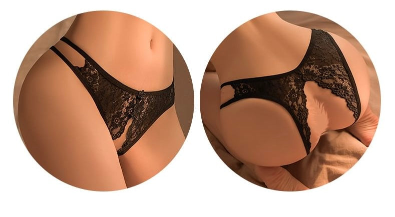 Lace Crotchless Panties